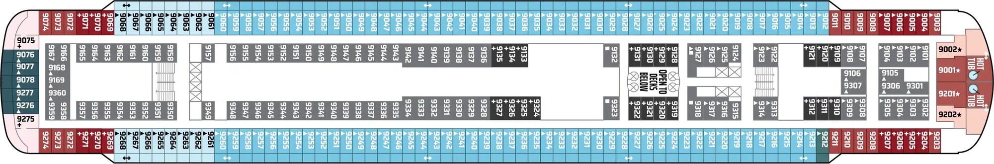 Fjord Deck 9 plan
